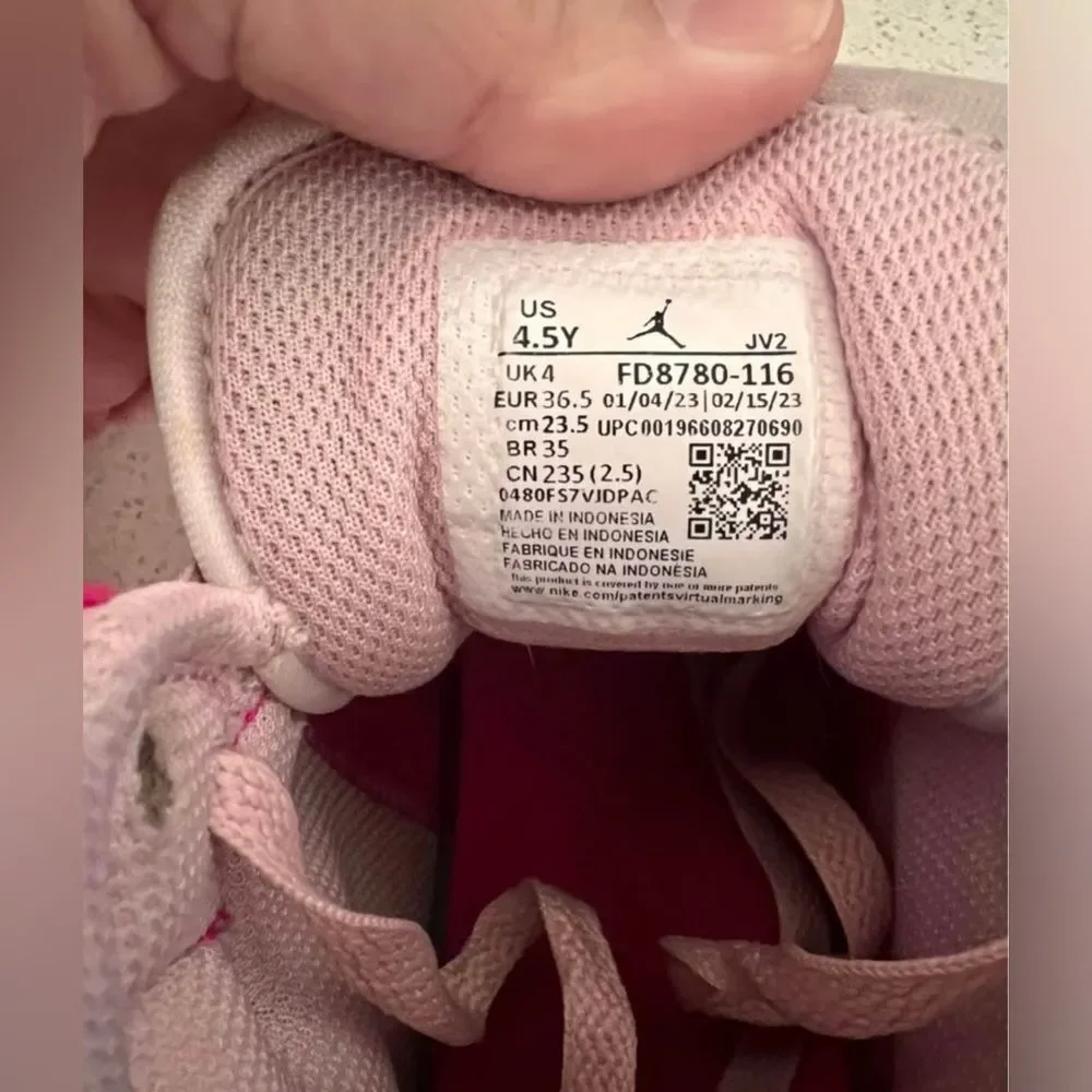 Nike Jordan 1 Mid Pink Barbie Youth